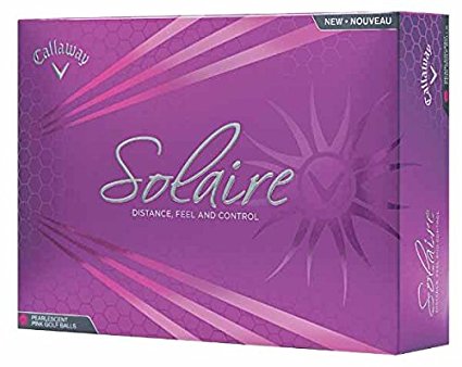 callaway solaire womens golf balls pink