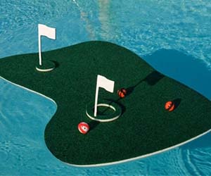 floating short game golf practice