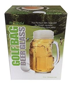 golf bag beer mug