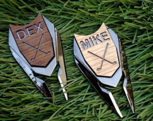 personalized golf divot tool
