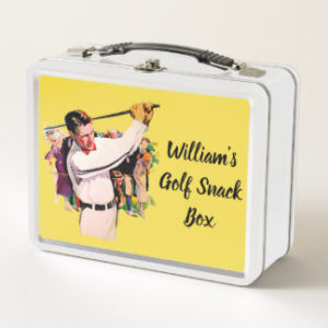 personalized golf lunch box