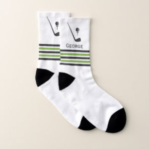 personalized golf socks