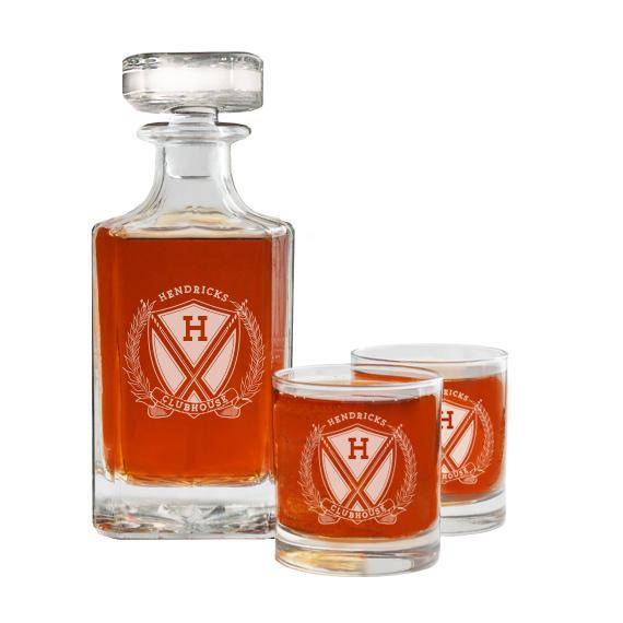 personalized golf gift whiskey decanter, unique gifts for golfers
