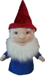 funny gnome golf club headcover, gnoem golf head cover, gnome headcover for driver