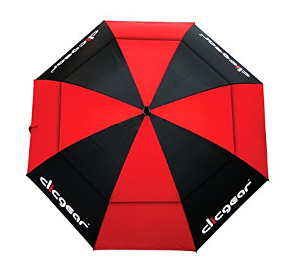 clicgear oversized double canopy golf umbrella