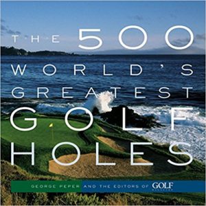 500 best golf holes picture book