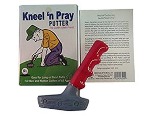 kneel and pray putter, funny golf gag gift