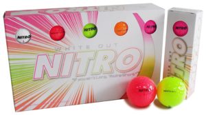 nitro multi color golf ball 15 pack
