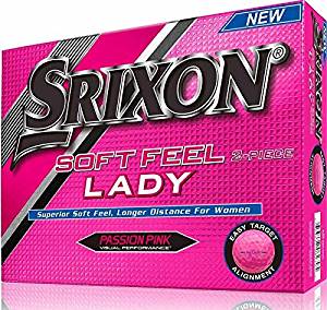 srixon soft feel lady golf balls pink