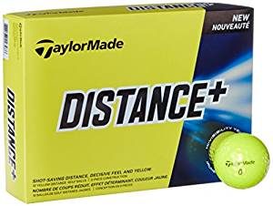 taylor made distance plus golf balls yellow