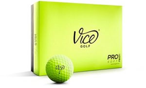 vice golf pro plus lime green golf balls