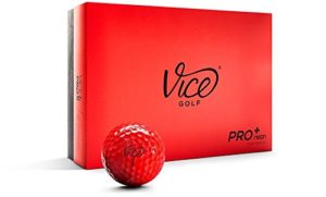 vice pro plus fire red golf balls