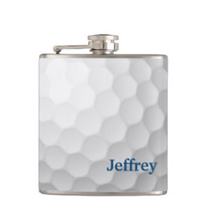 personalized golf flask, golfers flask, custom golf flask