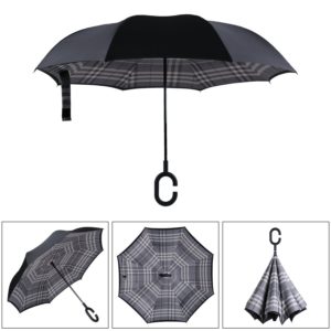 double layer reverse folding golf umbrella