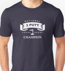 national 3 putt champion golf humor shirt, funny golf shirt for bad putters, golf joke shirt